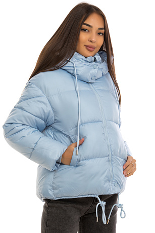 CHEERDUCK/2025 K23653 ГОЛУБОЙ Куртка женская CHEERDUCK цвет Голубой