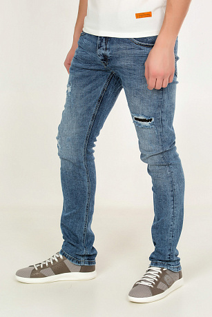 TYHO JEANS 222 Джинсы мужские CHEERDUCK цвет Синий