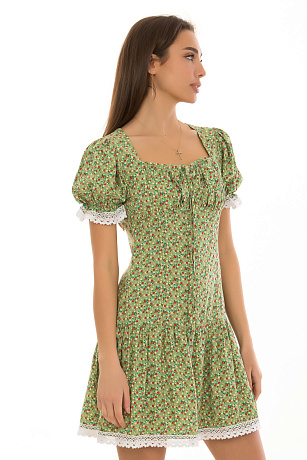 CHEERDUCK/Charm 7548 ЗЕЛЕНЫЙ Платье  CHEERDUCK цвет Зеленый