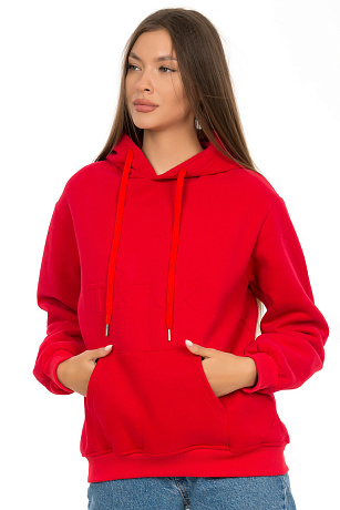 SHI FA MAN 8098 КРАСН. Худи женское SHI FA MAN цвет Красный