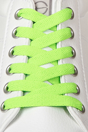 THICK LACES 8 зеленые Шнурки CHEERDUCK цвет 