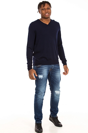 BALDININI MU02 BLUE Джемпер мужской BALDININI цвет Синий