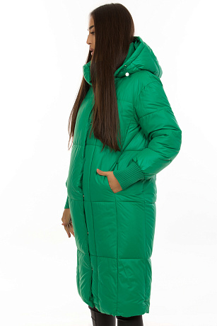 SNOW PASSION 8695 ЗЕЛЕНЫЙ Пуховик женский CHEERDUCK цвет Зеленый