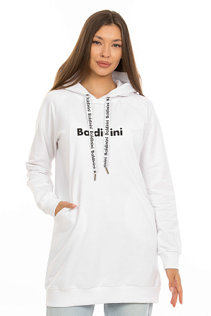 BALDININI A1DFL05A BIANCO Худи женское BALDININI цвет Белый