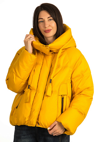 TOWMY 3491 ЖЕЛТЫЙ Пуховик женский TOWMY цвет Желтый