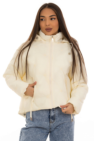 CHEERDUCK/B57 A9915 МОЛОЧНЫЙ Куртка женская CHEERDUCK цвет Розовый