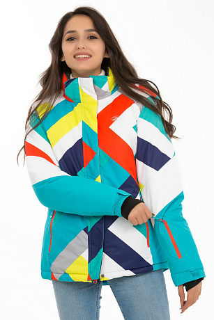 CHEER&DUCK/3055 62010 ГОЛУБ. Куртка горнолыжная женская CHEERDUCK цвет Голубой
