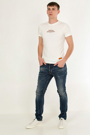 TYHO JEANS 209 Джинсы мужские CHEERDUCK цвет Синий
