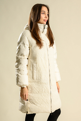 BELLABOA 121 WHITE Пуховик женский BELLABOA цвет Белый