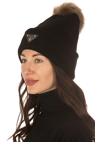 CHEERDUCK 1435 ЧЕРНЫЙ Шапка CHEERDUCK цвет Черный
