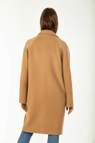 LABAROTORIES FENIOUX 681 КОРИЧН. Пальто женское LABAROTORIES FENIOUX цвет Коричневый