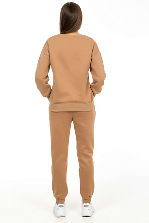 SHI FA MAN 8855 КОРИЧН. Костюм женский спортивный SHI FA MAN цвет Коричневый