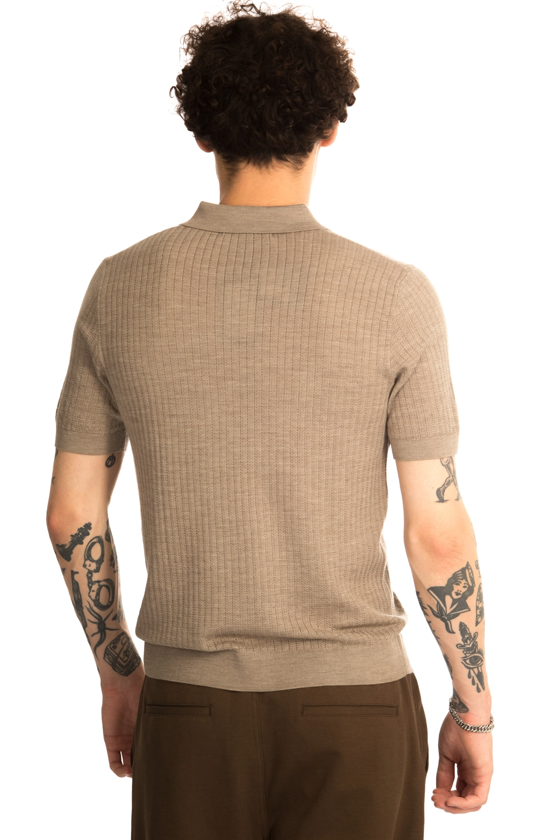 CHEERDUCK/4070 jFW 13 КОРИЧНЕВЫЙ Поло мужское